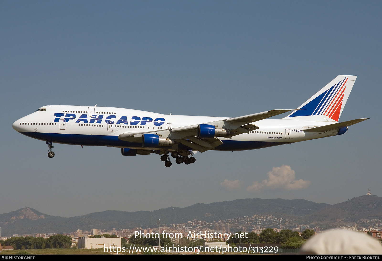 Aircraft Photo of VP-BGW | Boeing 747-346SR | Transaero Airlines | AirHistory.net #313229