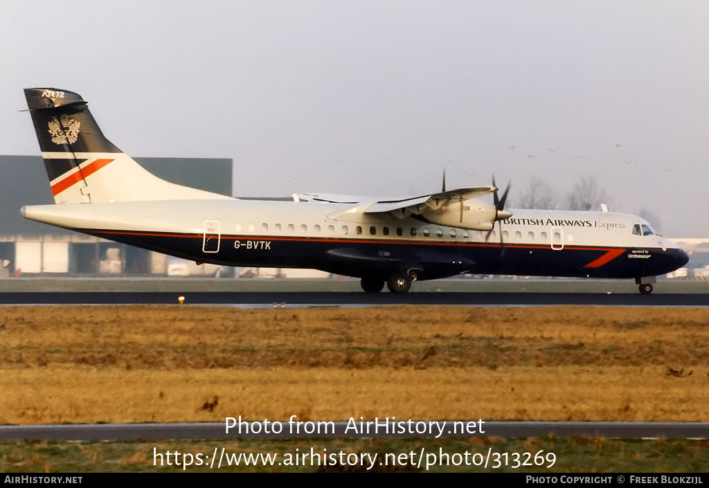 Aircraft Photo of G-BVTK | ATR ATR-72-202 | British Airways Express | AirHistory.net #313269