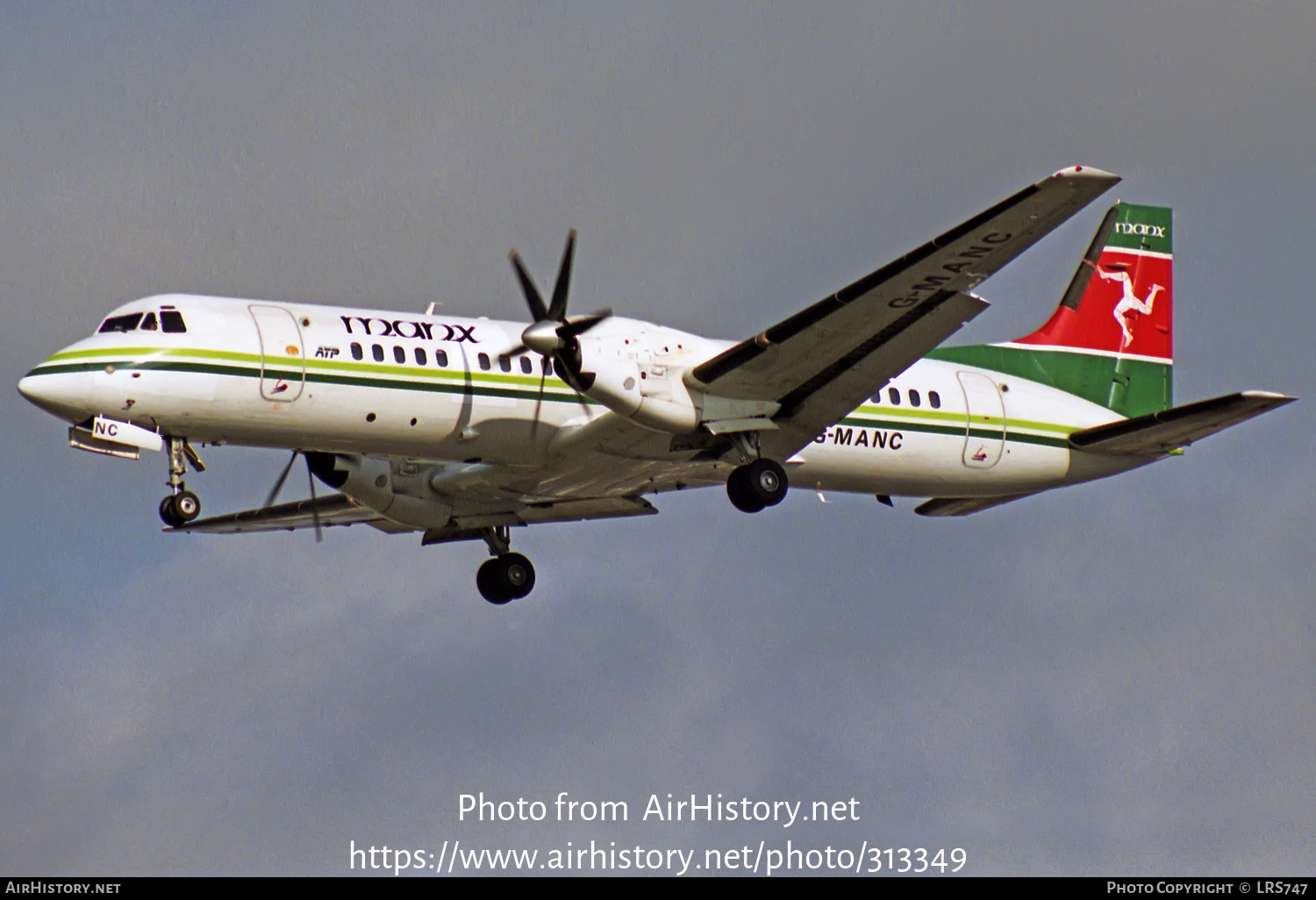 Aircraft Photo of G-MANC | British Aerospace ATP | Manx Airlines | AirHistory.net #313349