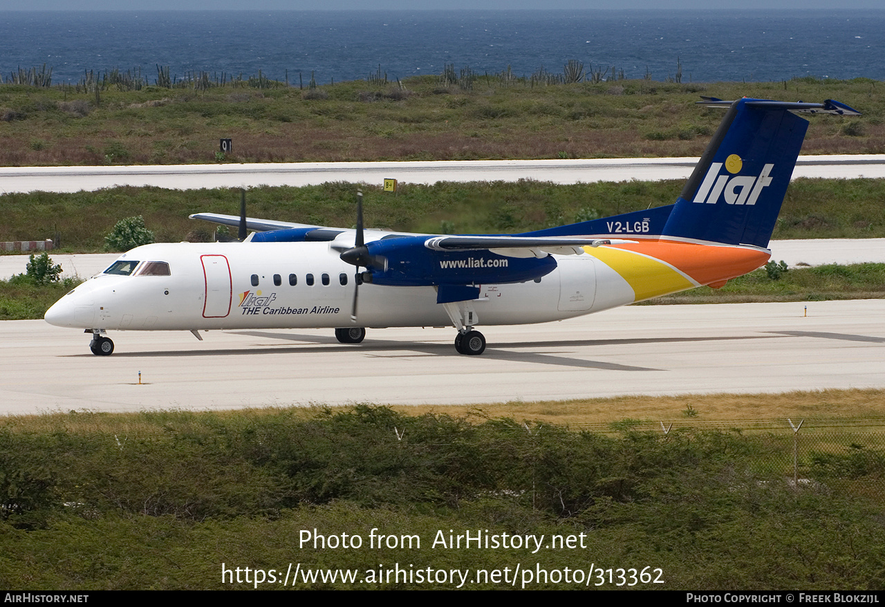 Aircraft Photo of V2-LGB | Bombardier DHC-8-311AQ Dash 8 | LIAT - Leeward Islands Air Transport | AirHistory.net #313362