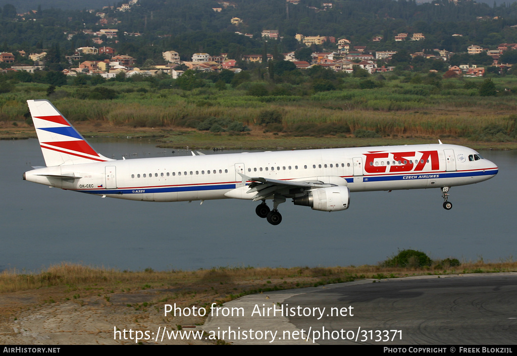 Aircraft Photo of OK-CEC | Airbus A321-211 | ČSA - Czech Airlines | AirHistory.net #313371