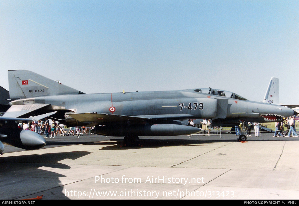 Aircraft Photo of 68-0473 | McDonnell Douglas F-4E Phantom II | Turkey - Air Force | AirHistory.net #313423