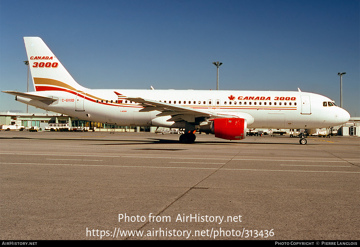 Aircraft Photo of C-GVXD | Airbus A320-211 | Canada 3000 | AirHistory.net #313436