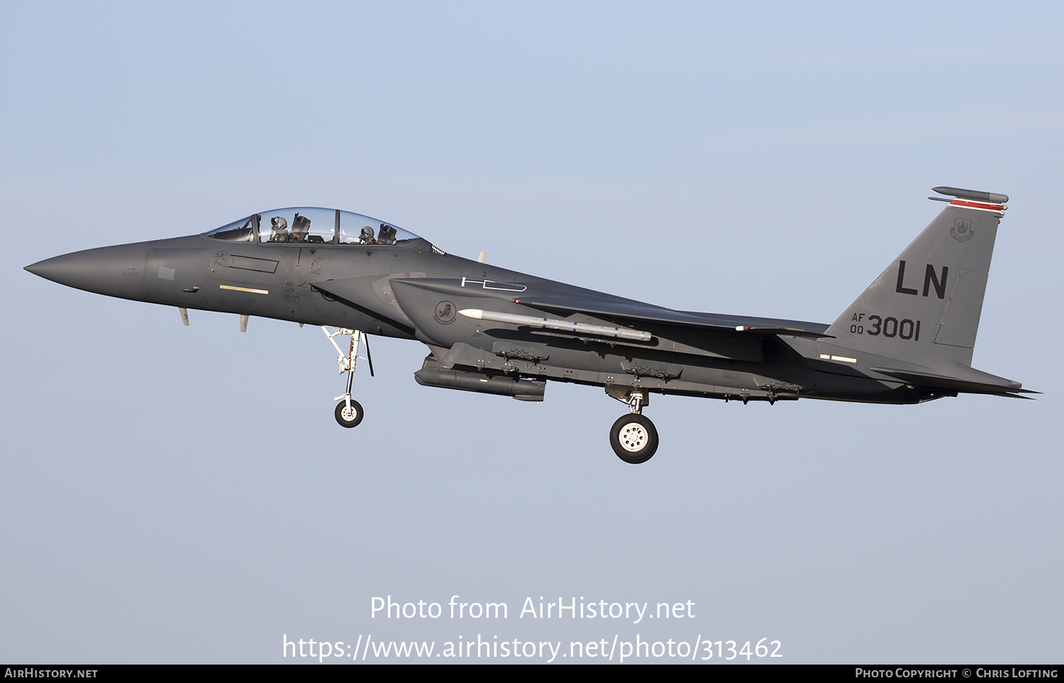 Aircraft Photo of 00-3001 / AF00-3001 | Boeing F-15E Strike Eagle | USA - Air Force | AirHistory.net #313462