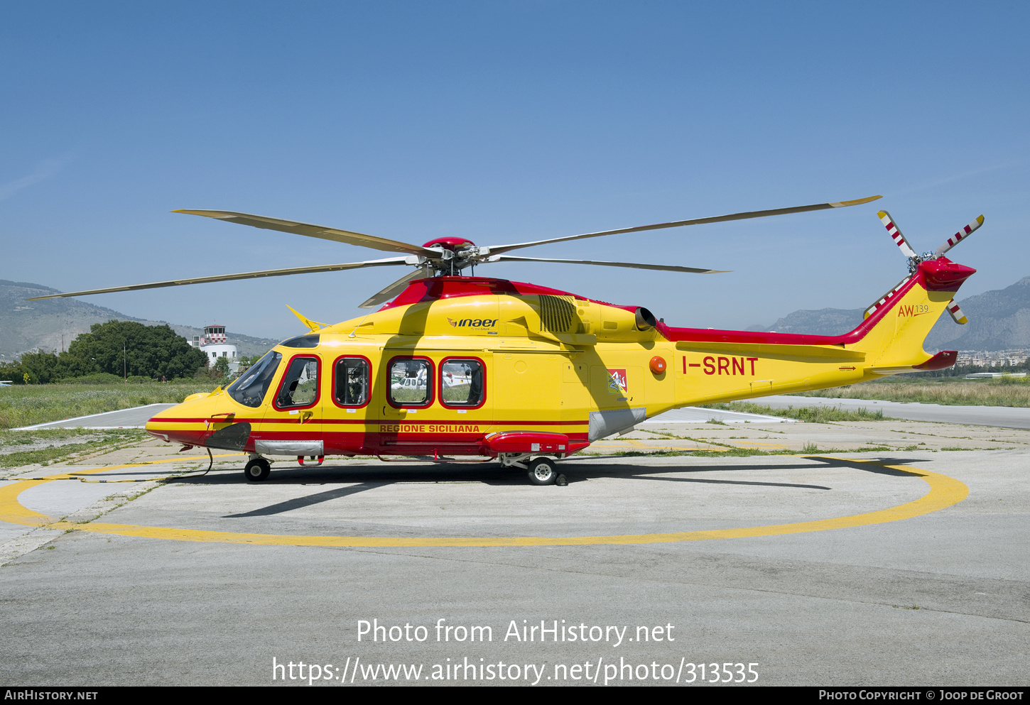 Aircraft Photo of I-SRNT | AgustaWestland AW-139 | Inaer | AirHistory.net #313535