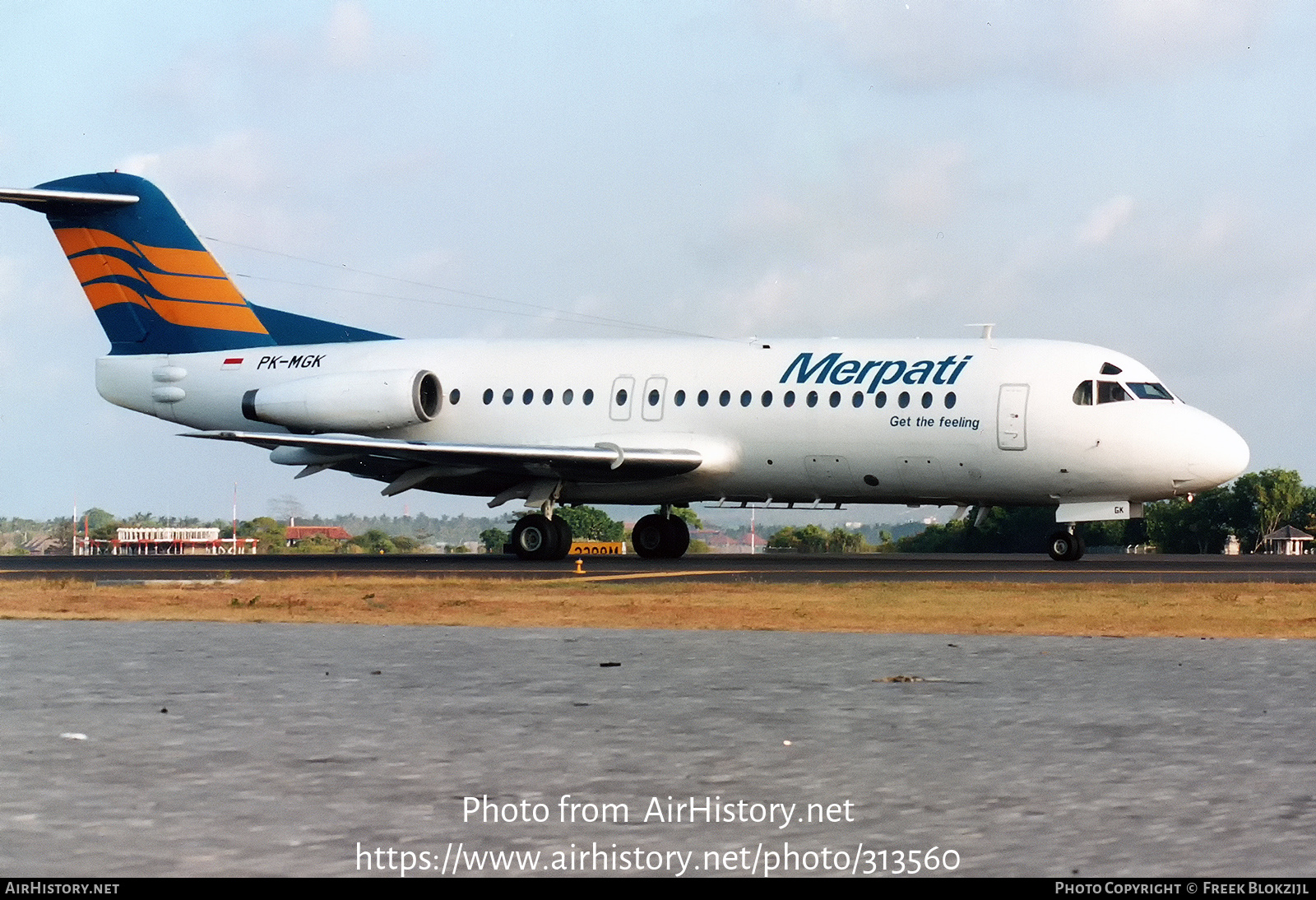 Aircraft Photo of PK-MGK | Fokker F28-4000 Fellowship | Merpati Nusantara Airlines | AirHistory.net #313560