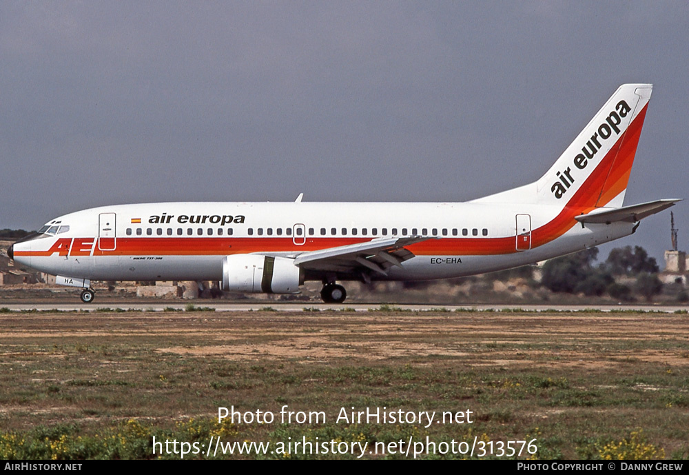 Aircraft Photo of EC-EHA | Boeing 737-3L9 | Air Europa | AirHistory.net #313576