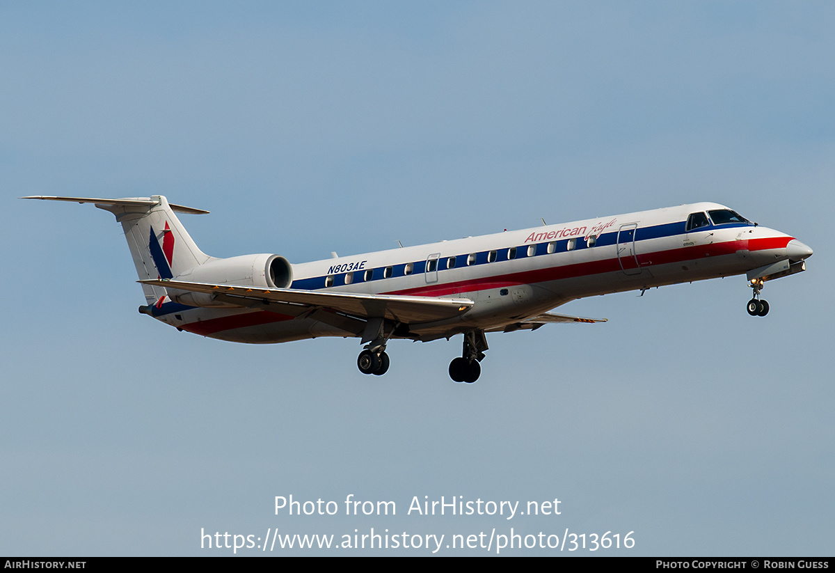 Aircraft Photo of N803AE | Embraer ERJ-140LR (EMB-135KL) | American Eagle | AirHistory.net #313616