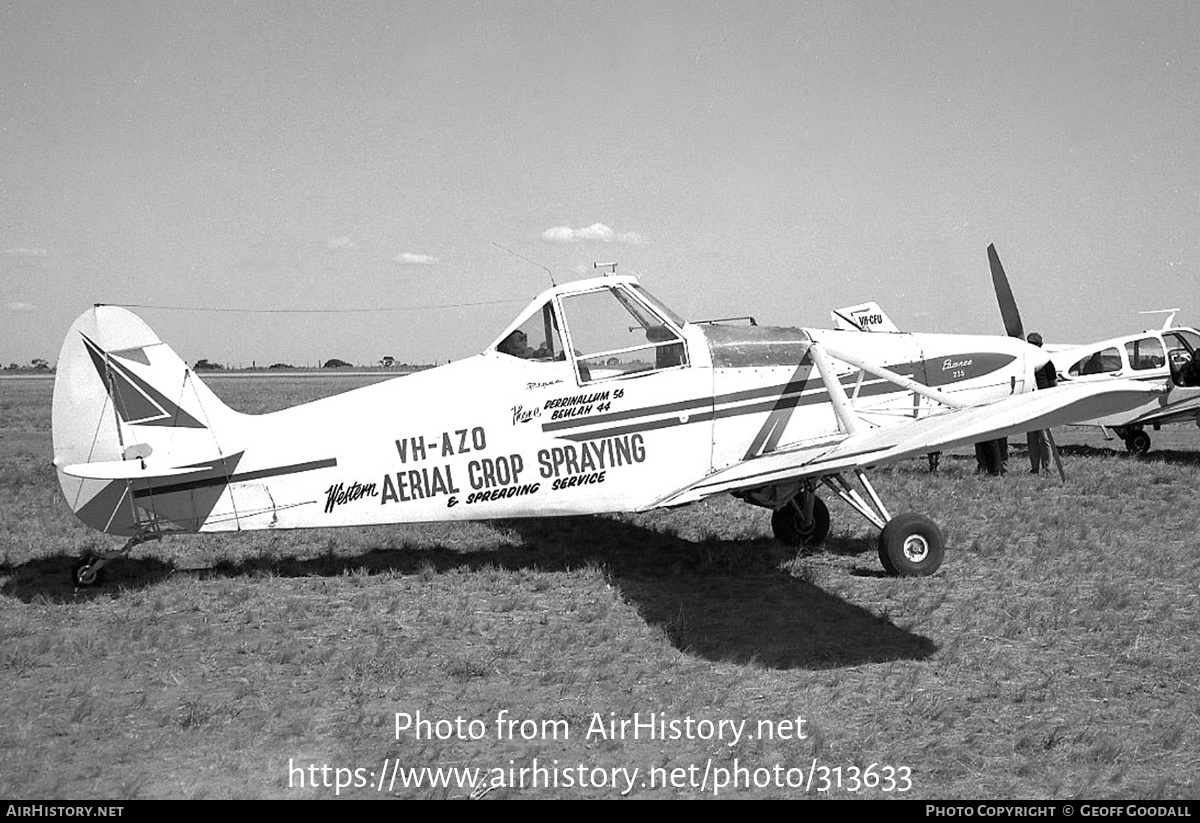 Aircraft Photo of VH-AZO | Piper PA-25-235 Pawnee | Western Aerial Crop Spraying | AirHistory.net #313633