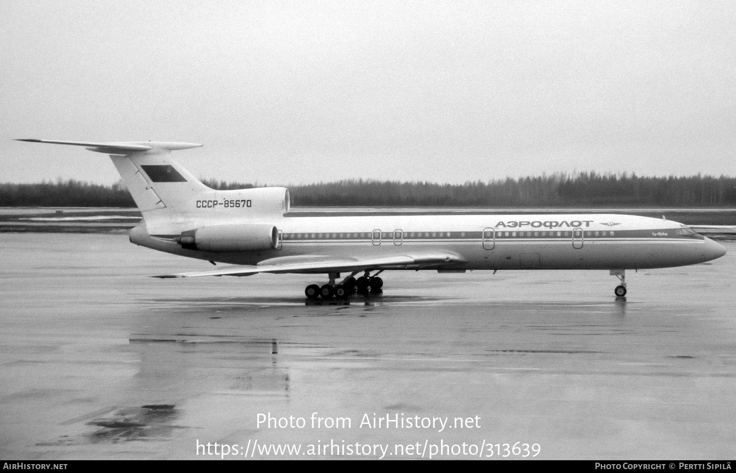 Aircraft Photo of CCCP-85670 | Tupolev Tu-154M | Aeroflot | AirHistory.net #313639