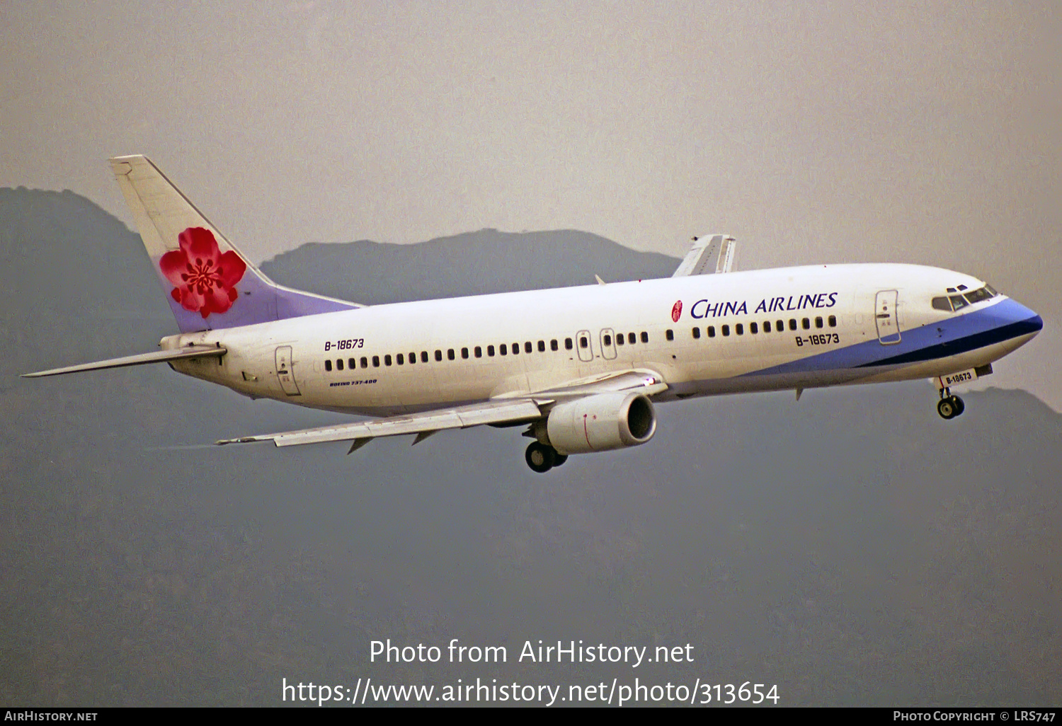 Aircraft Photo of B-18673 | Boeing 737-43Q | China Airlines | AirHistory.net #313654