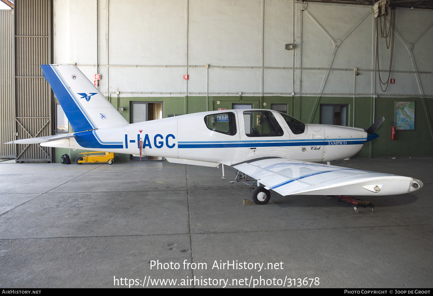 Aircraft Photo of I-IAGC | Socata TB-9 Tampico Club | AeCI - Aero Club d'Italia | AirHistory.net #313678