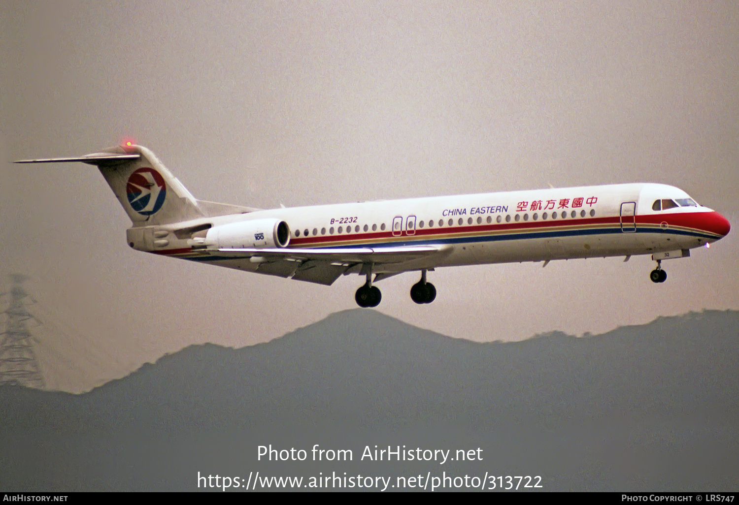 Aircraft Photo of B-2232 | Fokker 100 (F28-0100) | China Eastern Airlines | AirHistory.net #313722