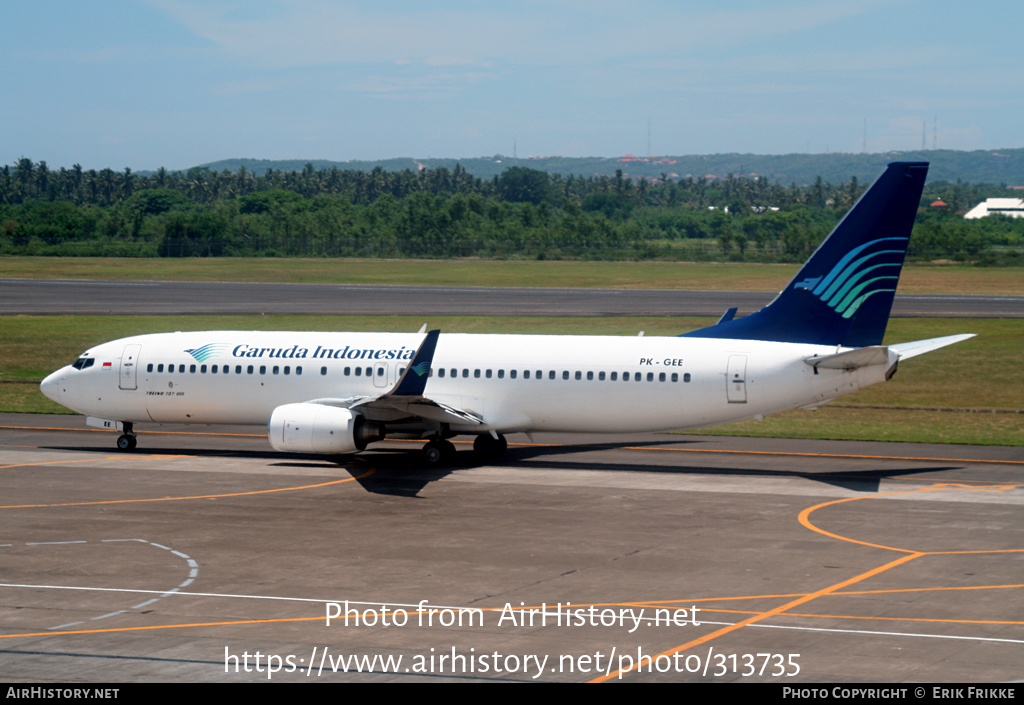 Aircraft Photo of PK-GEE | Boeing 737-8CX | Garuda Indonesia | AirHistory.net #313735