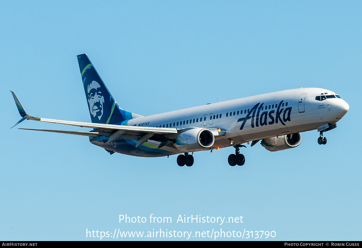 Aircraft Photo of N307AS | Boeing 737-990 | Alaska Airlines | AirHistory.net #313790