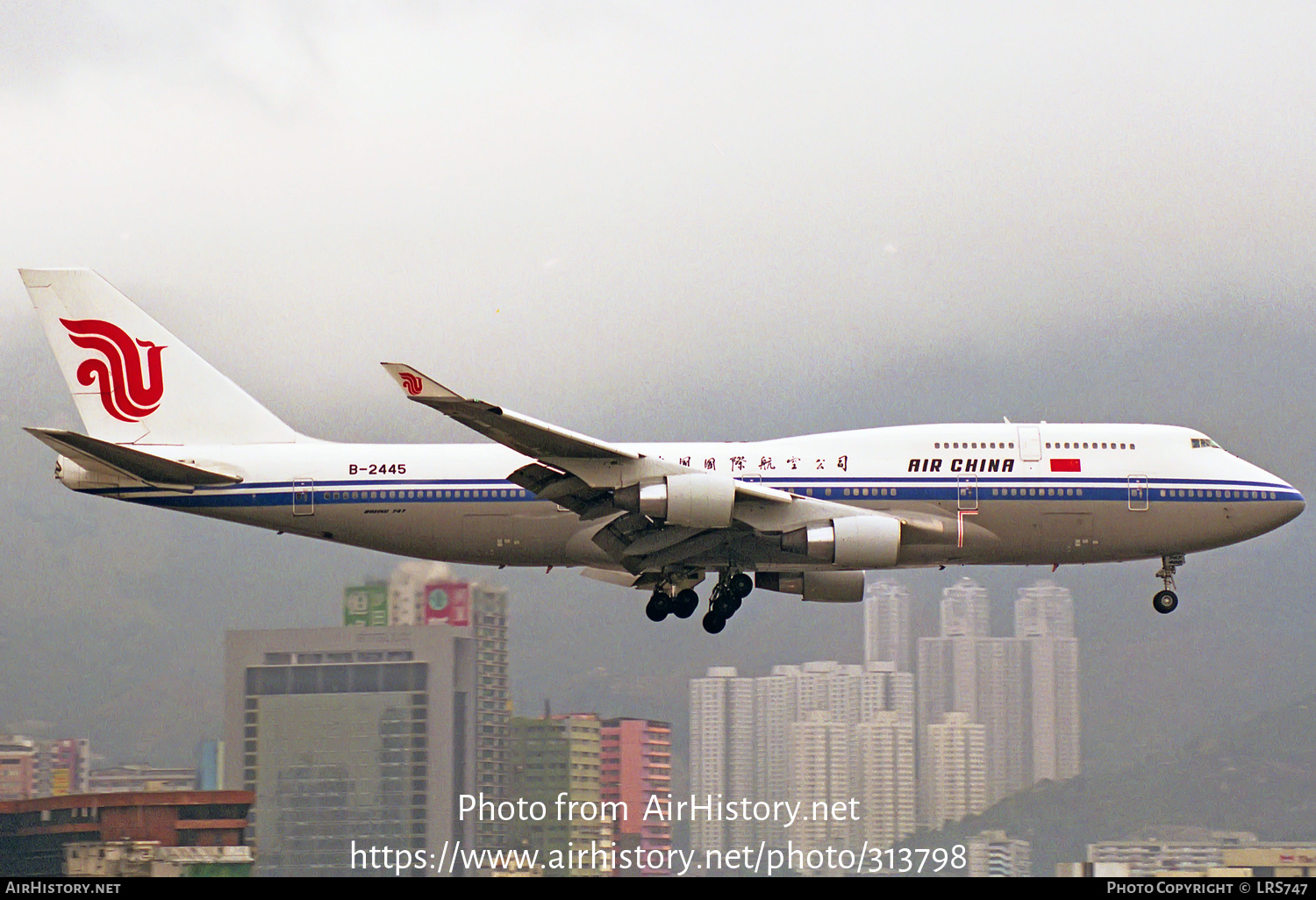 Aircraft Photo of B-2445 | Boeing 747-4J6 | Air China | AirHistory.net #313798