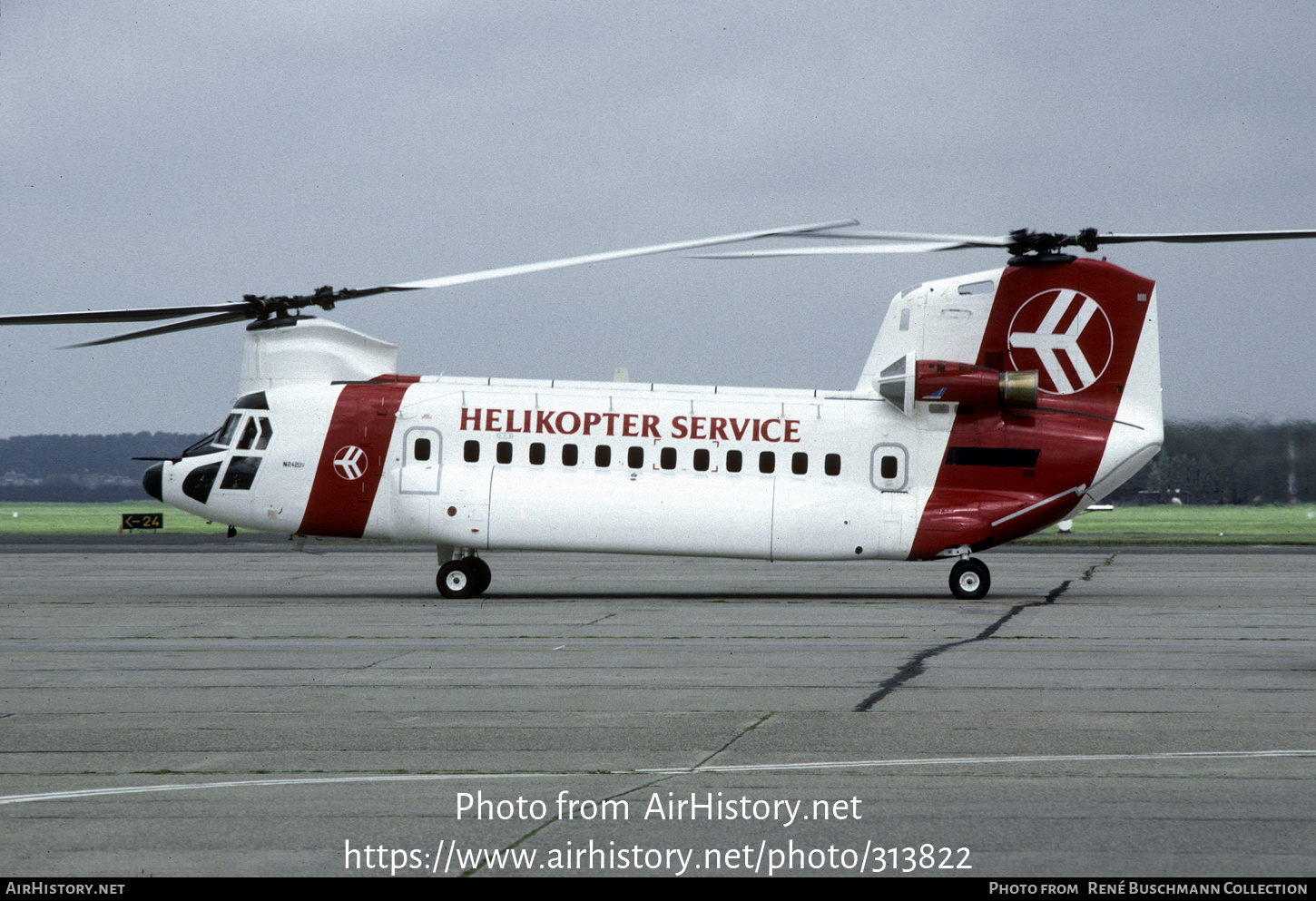 Aircraft Photo of N242BV | Boeing Vertol 234LR | Helikopter Service | AirHistory.net #313822