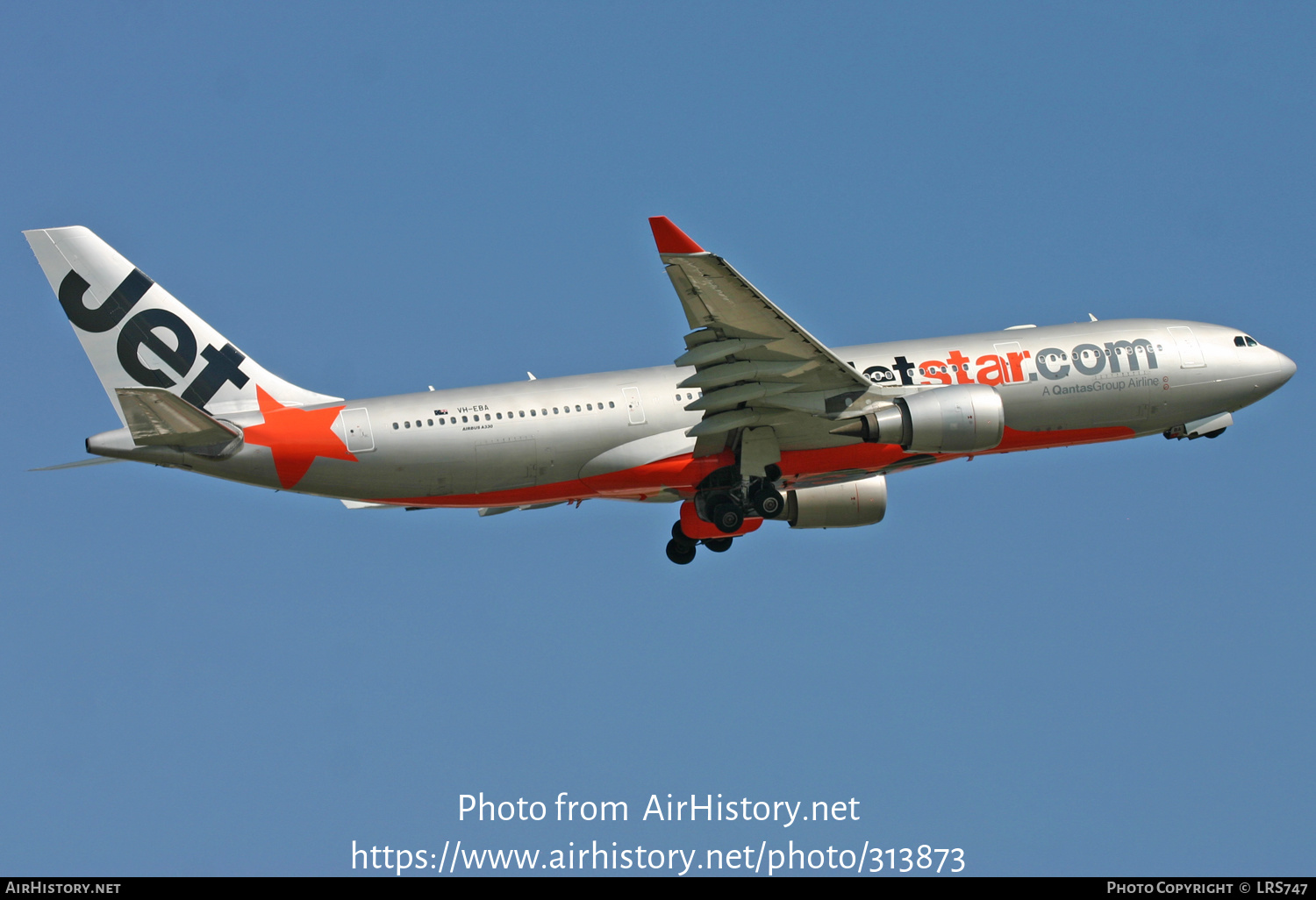 Aircraft Photo of VH-EBA | Airbus A330-202 | Jetstar Airways | AirHistory.net #313873