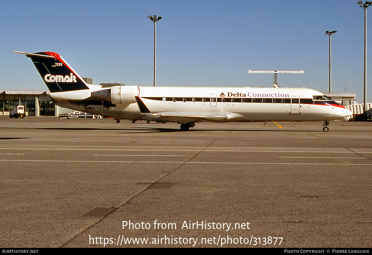 Aircraft Photo of N721CA | Bombardier CRJ-100ER (CL-600-2B19) | Delta Connection | AirHistory.net #313877