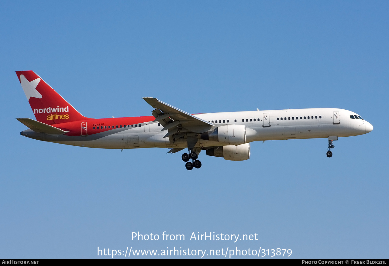 Aircraft Photo of VQ-BJK | Boeing 757-2Q8 | Nordwind Airlines | AirHistory.net #313879