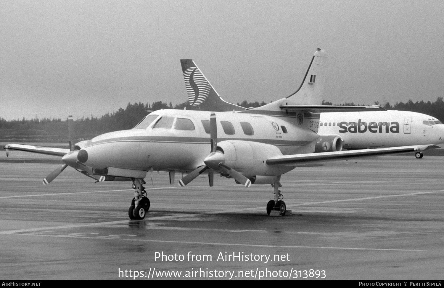 Aircraft Photo of CF-02 | Swearingen SA-226T Merlin IIIA | Belgium - Air Force | AirHistory.net #313893