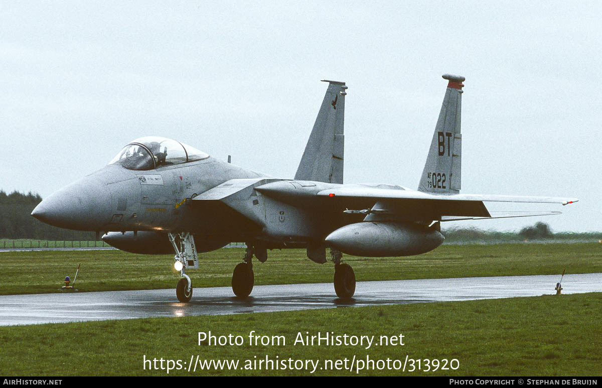 Aircraft Photo of 79-0022 / AF79-022 | McDonnell Douglas F-15C Eagle | USA - Air Force | AirHistory.net #313920