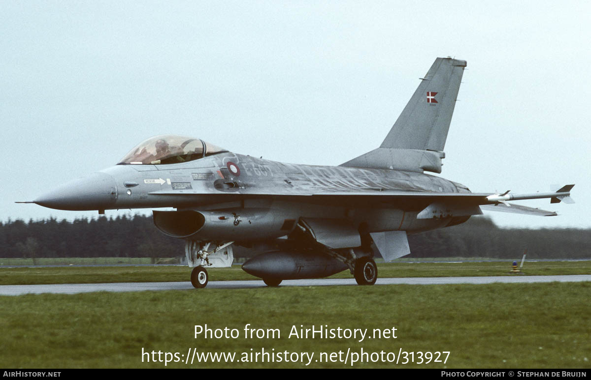 Aircraft Photo of E-609 | General Dynamics F-16A Fighting Falcon | Denmark - Air Force | AirHistory.net #313927