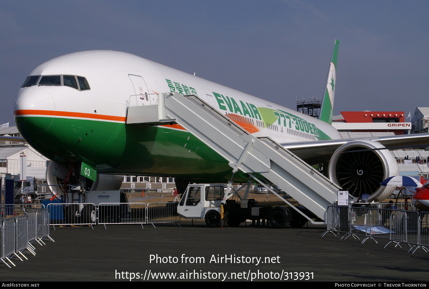 Aircraft Photo of B-16703 | Boeing 777-35E/ER | EVA Air | AirHistory.net #313931