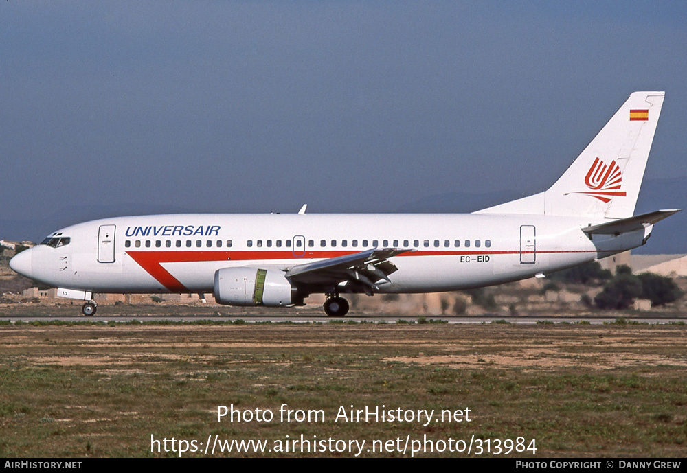 Aircraft Photo of EC-EID | Boeing 737-3T0 | Universair | AirHistory.net #313984