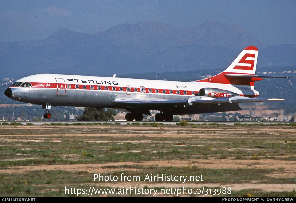 Aircraft Photo of OY-STD | Sud SE-210 Caravelle 10B3 Super B | Sterling Airways | AirHistory.net #313988