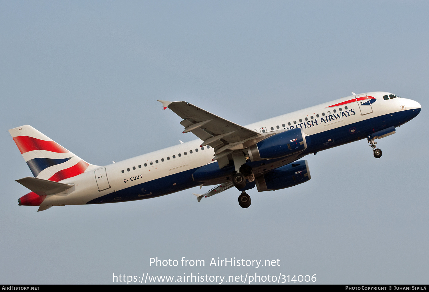 Aircraft Photo of G-EUUT | Airbus A320-232 | British Airways | AirHistory.net #314006