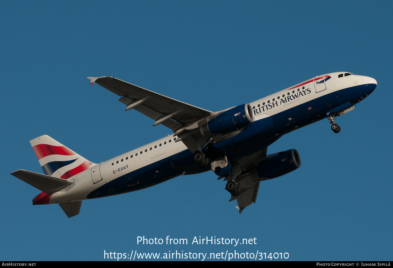 Aircraft Photo of G-EUUY | Airbus A320-232 | British Airways | AirHistory.net #314010