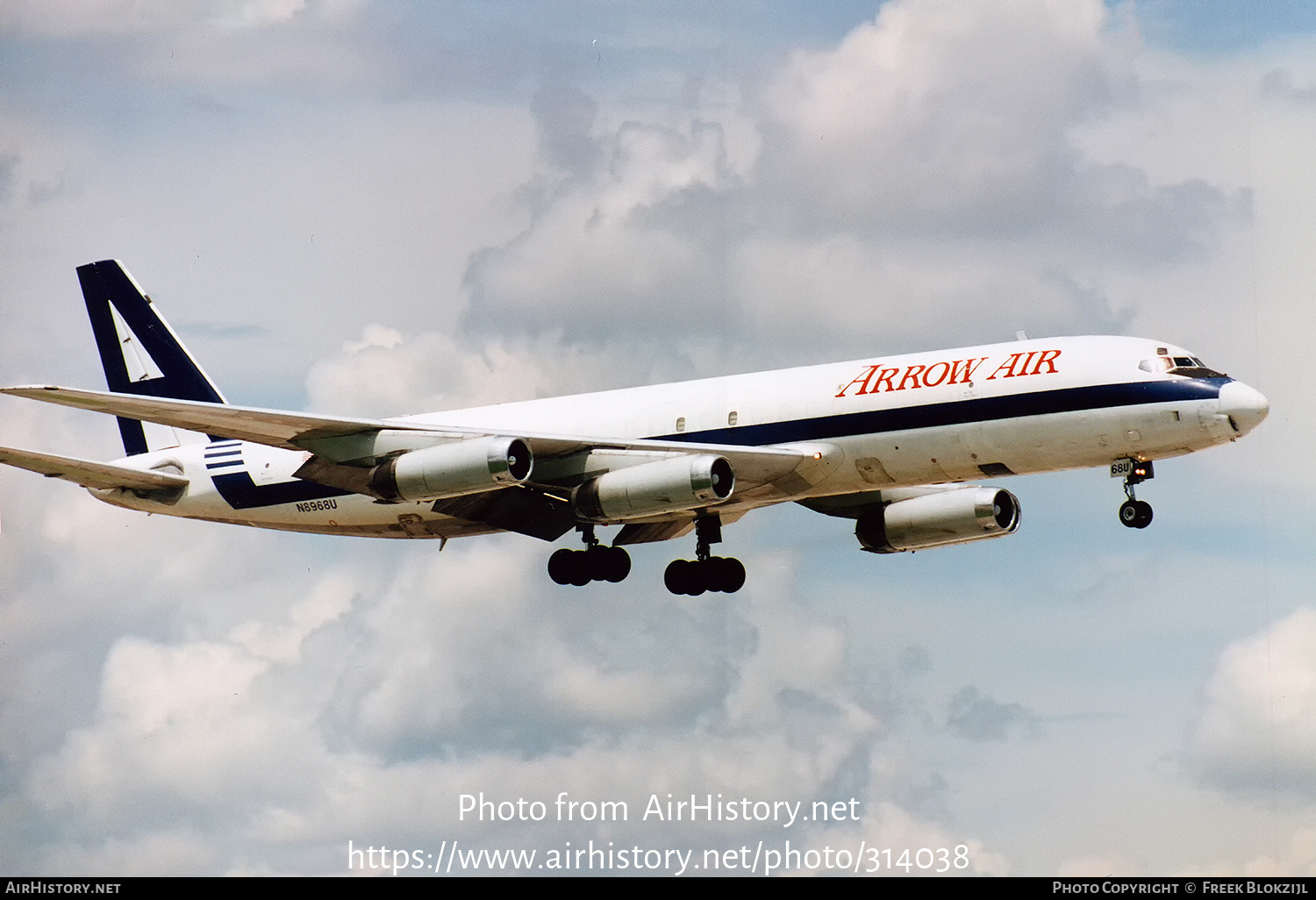 Aircraft Photo of N8968U | McDonnell Douglas DC-8-62H(F) | Arrow Air | AirHistory.net #314038