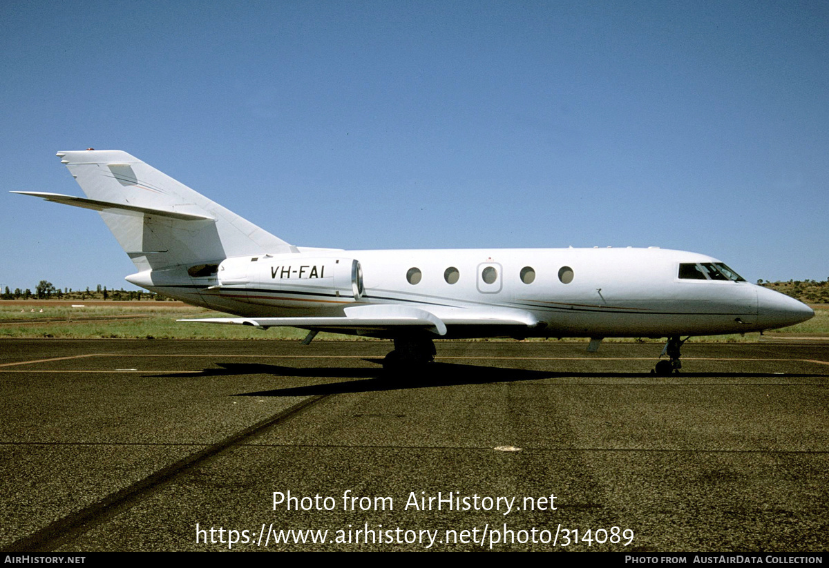 Aircraft Photo of VH-FAI | Dassault Falcon 20F-5 | AirHistory.net #314089