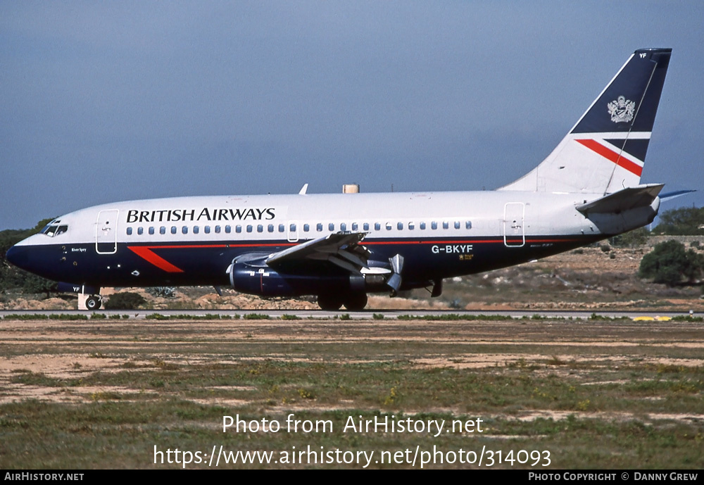 Aircraft Photo of G-BKYF | Boeing 737-236/Adv | British Airways | AirHistory.net #314093