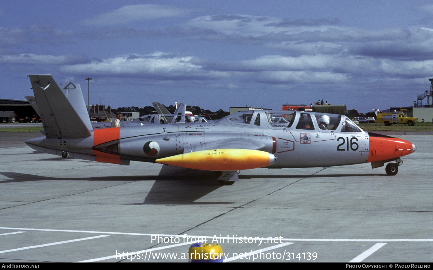 Aircraft Photo of 216 | Fouga CM-170 Magister | Ireland - Air Force | AirHistory.net #314139