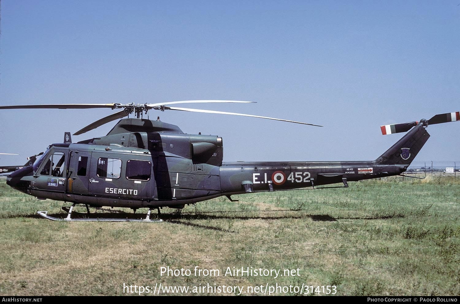 Aircraft Photo of MM81195 | Agusta AB-412 | Italy - Army | AirHistory.net #314153