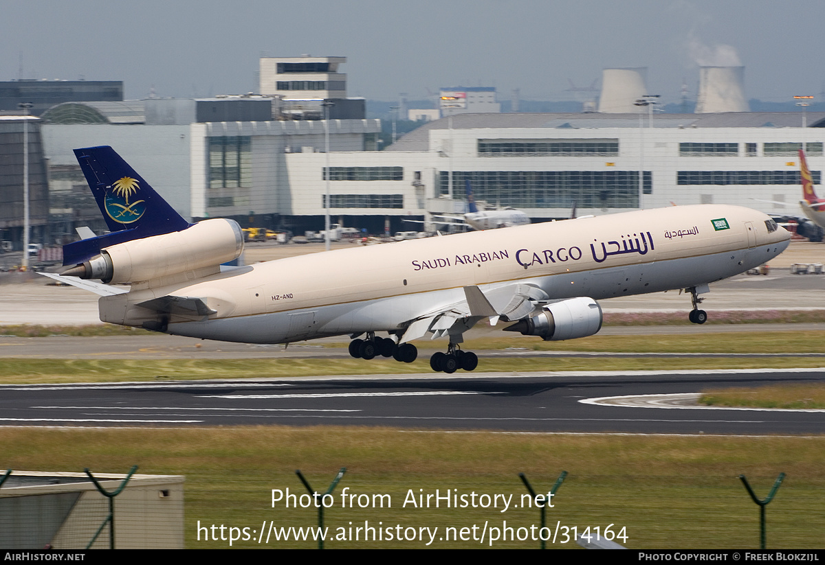 Aircraft Photo of HZ-AND | McDonnell Douglas MD-11F | Saudi Arabian Airlines Cargo | AirHistory.net #314164