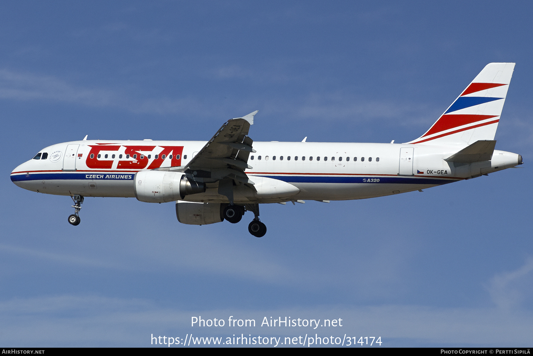 Aircraft Photo of OK-GEA | Airbus A320-214 | ČSA - Czech Airlines | AirHistory.net #314174