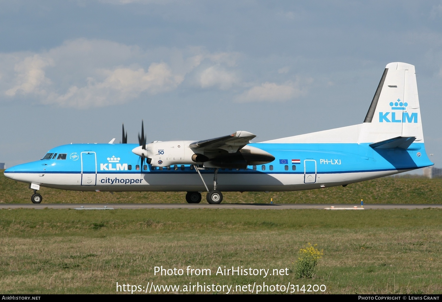 Aircraft Photo of PH-LXJ | Fokker 50 | KLM Cityhopper | AirHistory.net #314200