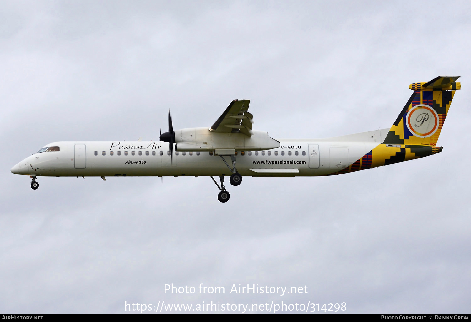 Aircraft Photo of C-GUCQ | Bombardier DHC-8-402 Dash 8 | Passion Air | AirHistory.net #314298