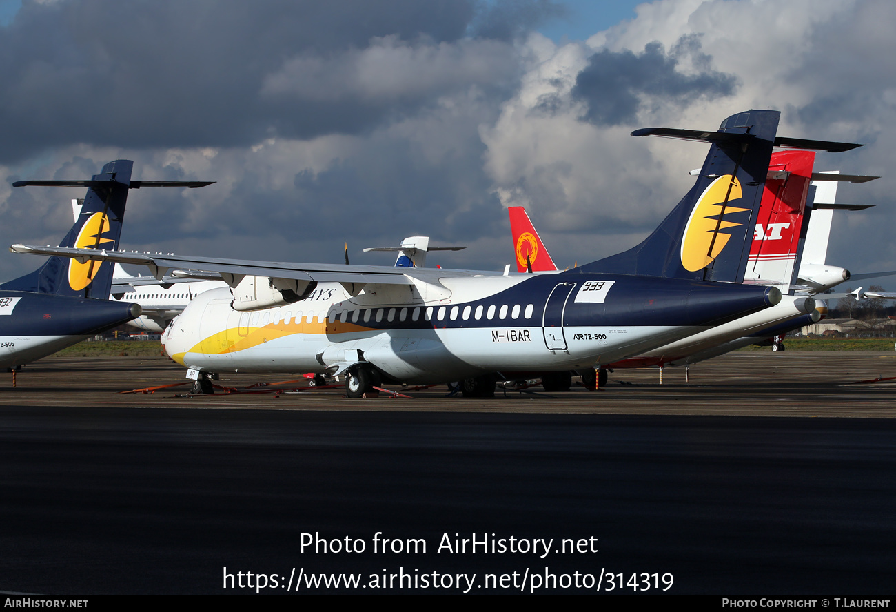 Aircraft Photo of M-IBAR | ATR ATR-72-500 (ATR-72-212A) | Jet Airways | AirHistory.net #314319