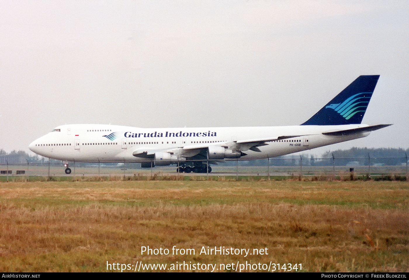 Aircraft Photo of PK-GSB | Boeing 747-2U3B | Garuda Indonesia | AirHistory.net #314341