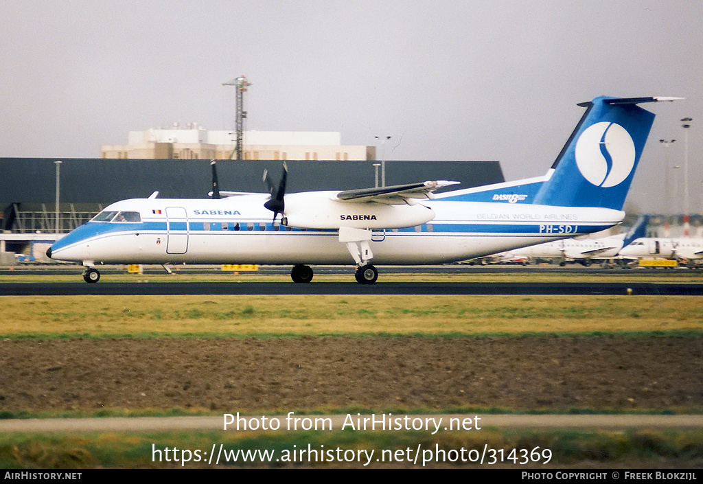 Aircraft Photo of PH-SDJ | De Havilland Canada DHC-8-311A Dash 8 | Sabena | AirHistory.net #314369