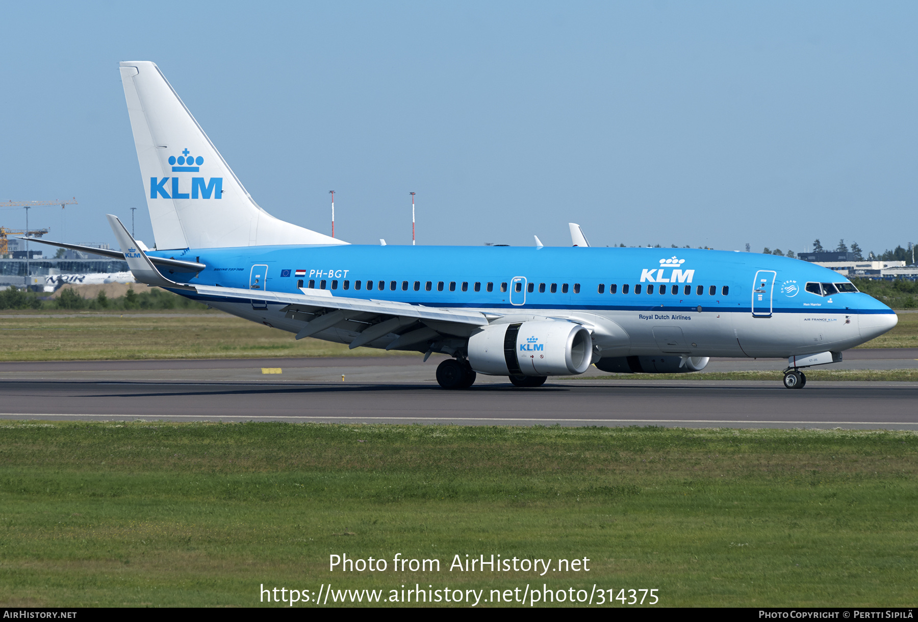 Aircraft Photo of PH-BGT | Boeing 737-7K2 | KLM - Royal Dutch Airlines | AirHistory.net #314375