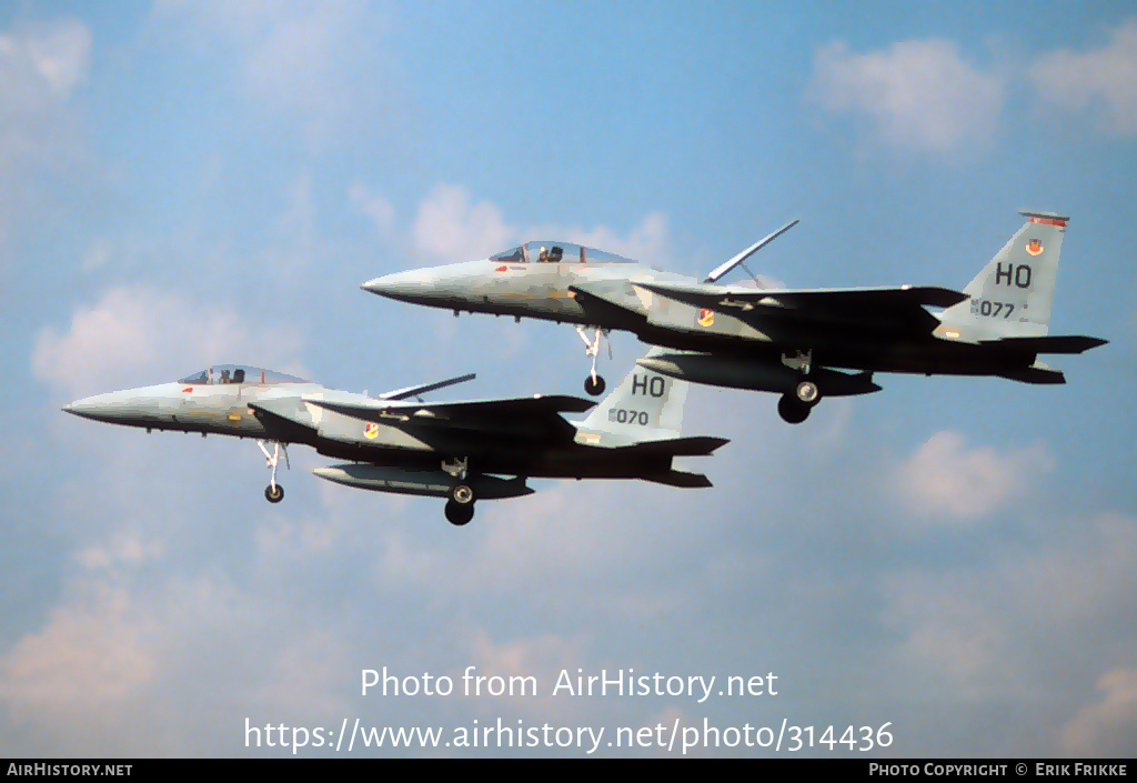 Aircraft Photo of 77-0077 / AF77-077 | McDonnell Douglas F-15A Eagle | USA - Air Force | AirHistory.net #314436