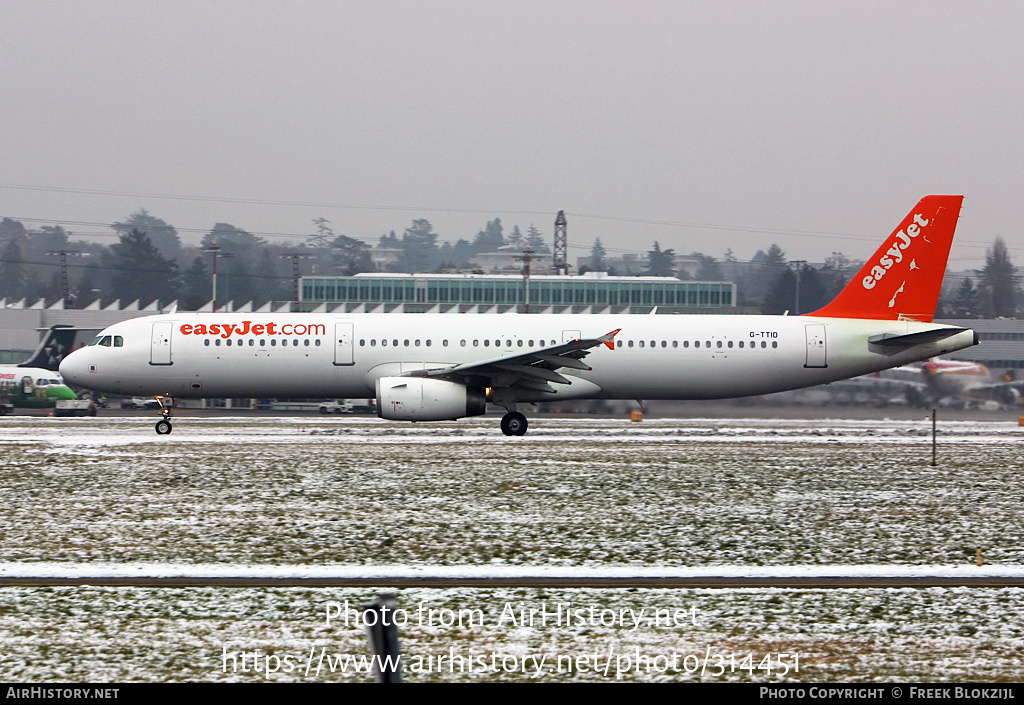 Aircraft Photo of G-TTID | Airbus A321-231 | EasyJet | AirHistory.net #314451