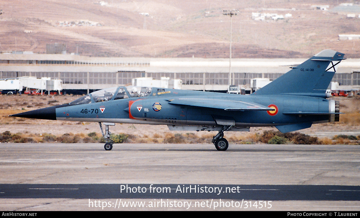 Aircraft Photo of CE.14-30 | Dassault Mirage F1BE | Spain - Air Force | AirHistory.net #314515