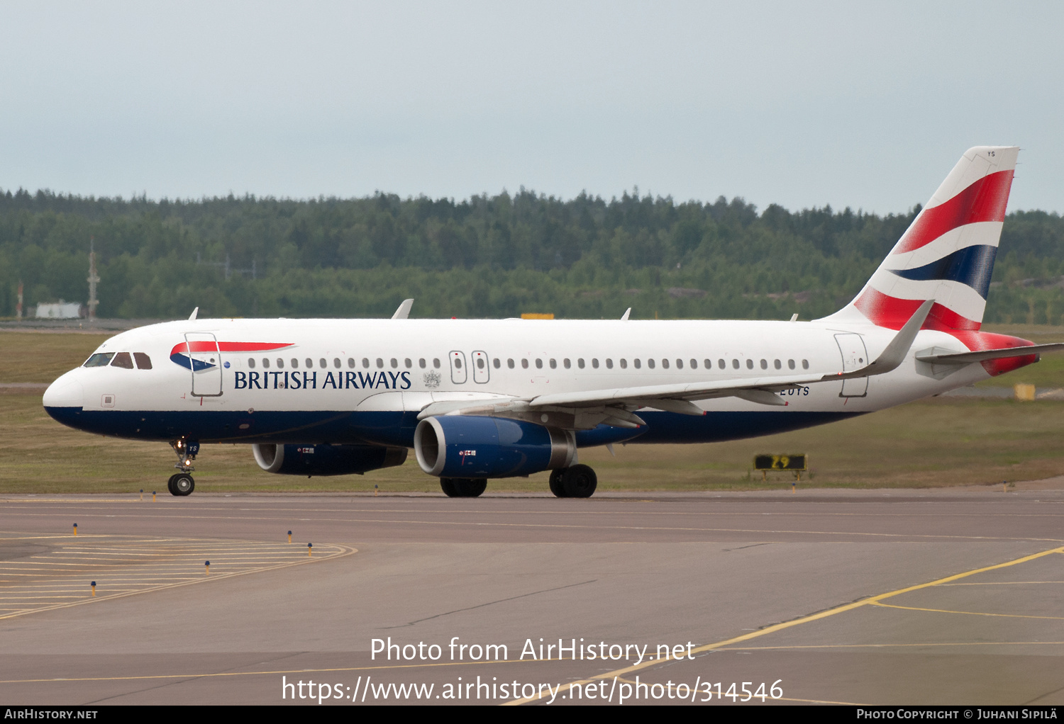 Aircraft Photo of G-EUYS | Airbus A320-232 | British Airways | AirHistory.net #314546