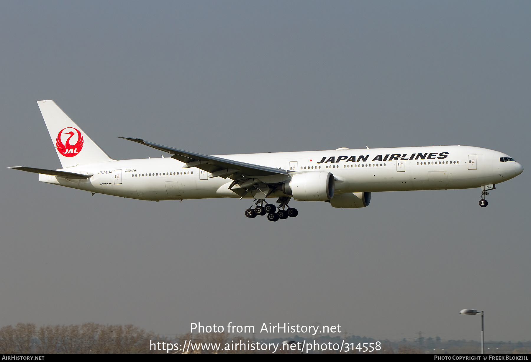 Aircraft Photo of JA734J | Boeing 777-346/ER | Japan Airlines - JAL | AirHistory.net #314558